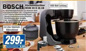 expert Techno Land Bosch küchenmaschine mum 59 n 26 cb Angebot