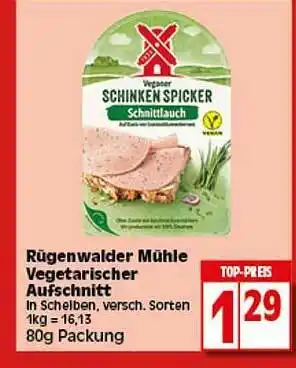 Elli Markt Rügenwalder mühle vegetarischer aufschnitt Angebot