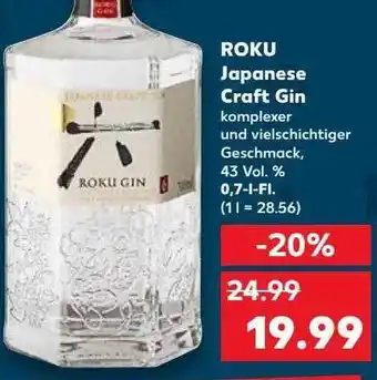 Kaufland Roku japanese craft gin Angebot