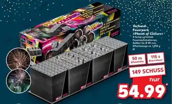 Kaufland Verbund-feuerwerk „planet of colours“ weco Angebot