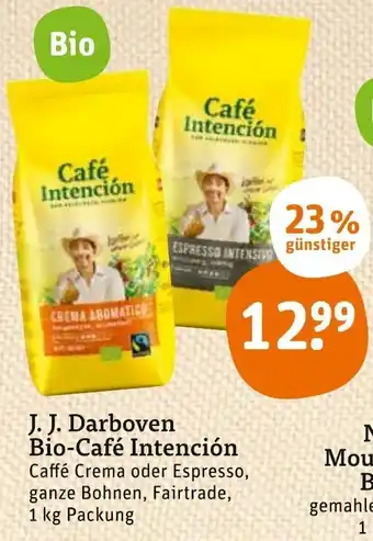 tegut J. J. Darboven Bio-Café Intención 1kg Angebot