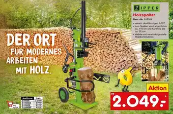 Netto Marken-Discount Zipper holzspalter Angebot