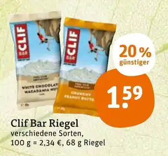 tegut Clif Bar Riegel 68g Angebot