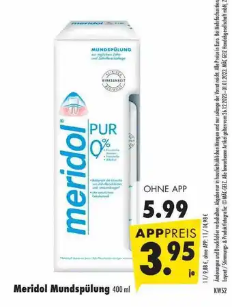 Mäc Geiz Meridol mundspülung Angebot