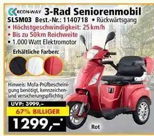 Norma24 Econ-way 3-rad seniorenmobil slsm03 Angebot