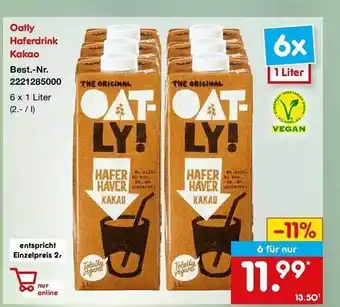 Netto Marken-Discount Oatly haferdrink kakao Angebot