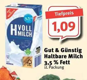 Feneberg Gut & günstig haltbare milch 3.5 % fett Angebot