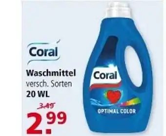 Multi Markt Coral waschmittel Angebot