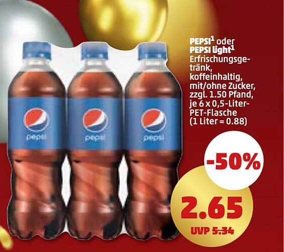 Wunderschöne Pepsi Light Angebot Heute Bild