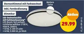 PENNY Led-deckenleuchte mit farbtonsteuerung Angebot