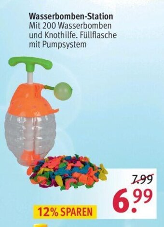 Rossmann Wasserbomben Station Angebot