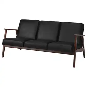 IKEA Ekenäset 3er-sofa jonsbyn schwarz Angebot