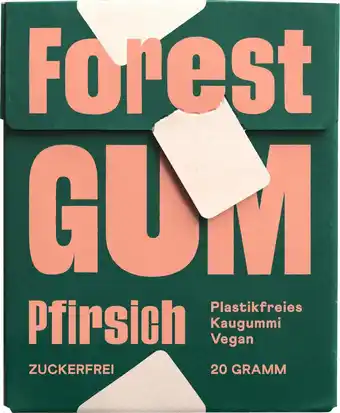 dm drogerie Forest gum kaugummi pfirsich, zuckerfrei (10 stück) Angebot