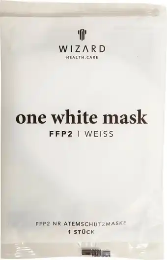 dm drogerie Wizard ffp2 atemschutzmaske one white, weiß Angebot