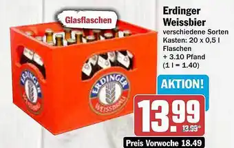 AEZ Erdinger weissbier Angebot