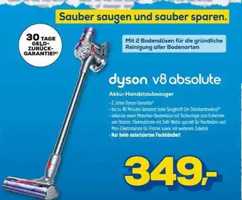 Euronics Berlet Dyson v8 absolute Angebot