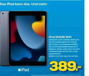 Euronics Berlet Ipad 64gb wifi Angebot