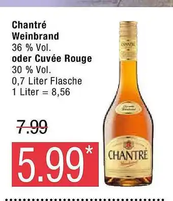 Marktkauf Chantré weinbrand oder cuvée rouge Angebot