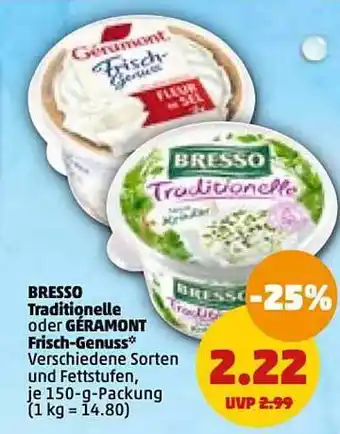 PENNY Bresso traditionelle oder géramont frisch-genuss Angebot