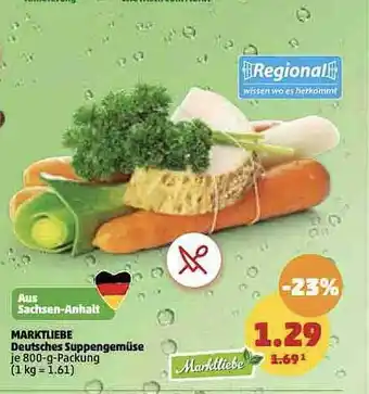 PENNY Marktliebe deutsches suppengemüse Angebot