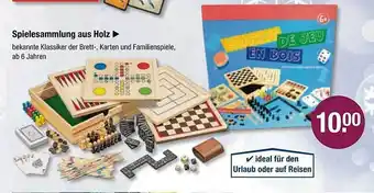 V Markt Spielesammlung aus holz Angebot