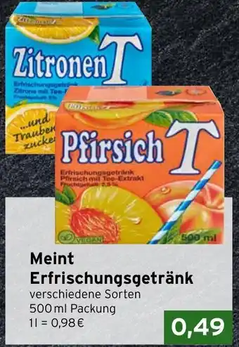 CAP Markt Meint Erfrischungsgetränk 500 ml Packung Angebot