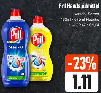 Edeka Pril Handspülmittel 450/675 ml Flasche Angebot