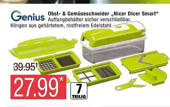 Marktkauf Genius obst & gemüseschneider „nicer dicer smart” Angebot