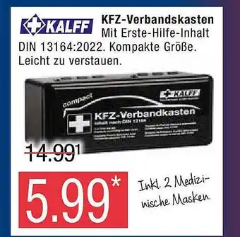 Marktkauf Kalff kfz-verbandskasten Angebot