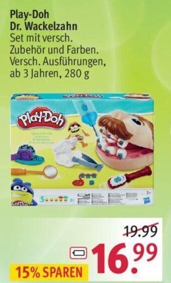 Rossmann Play Doh Dr. Wackelzahn Angebot