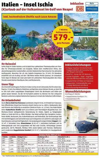 Penny Reisen Italien - insel ischia Angebot