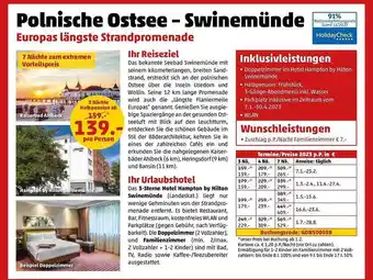 Penny Reisen Polnische ostsee - swinemünde Angebot