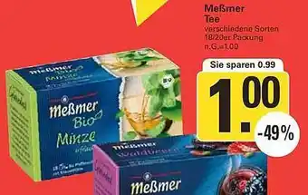 WEZ Meßmer tee Angebot