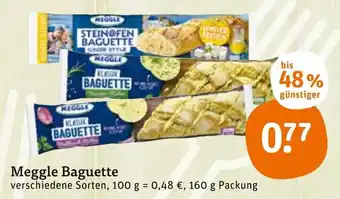 tegut Meggle Baguette 160g Angebot