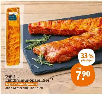 tegut tegut LandPrimus Spare Ribs 1kg Angebot