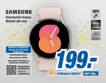 Expert Bening Samsung smartwatch galaxy watch5 (40 mm) Angebot