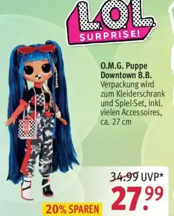 Rossmann L.O.L Surprise O.M.G. Puppe Downtown B.B Angebot
