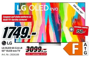 MediaMarkt LG OLED 65 C22 LB 65" OLED evo TV Angebot