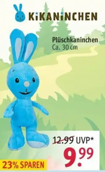 Rossmann Kikaninchen Plüschkaninchen Angebot