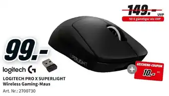 MediaMarkt Logitech Pro X Superlight Wireless Gaming Maus Angebot