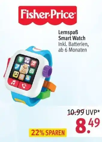 Rossmann Fisher Price Lernspaß Smart Watch Angebot