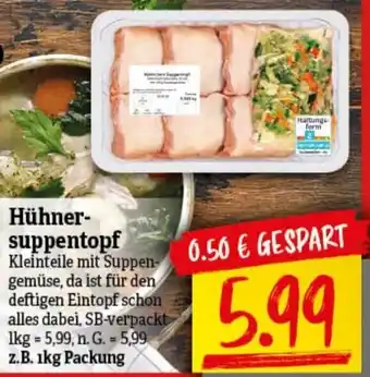 nah & gut Hühnersuppentopf 1 kg Packung Angebot