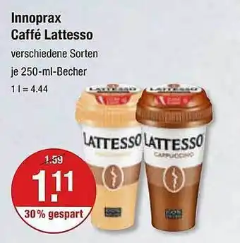 V Markt Innoprax caffé lattesso Angebot