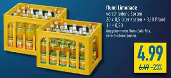 diska Flumi Limonade 20*500ml Angebot