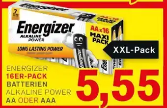 KODi Energizer Alkaline Batterie AA/AAA 16st Angebot