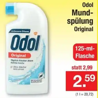 Zimmermann Odol Mundspülung Original 125 ml Flasche Angebot