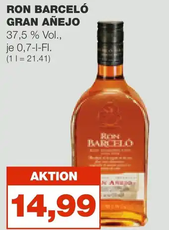 mein real Ron Barcelo Gran Anejo 700 ml Angebot