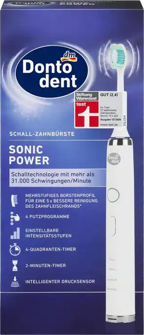 dm drogerie Dontodent schallzahnbürste sonic power Angebot