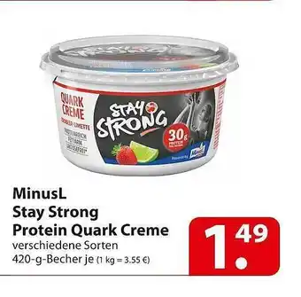 Famila Nord Ost Minusl stay strong protein quark creme Angebot