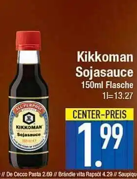 E-Center Kikkoman sojasauce Angebot